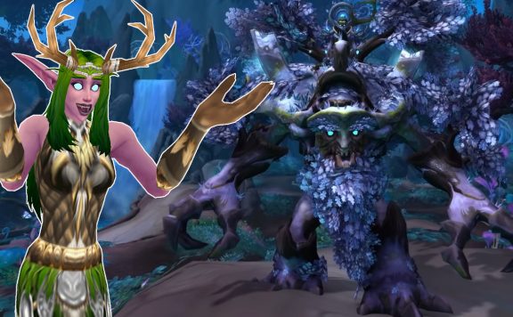 WoW Druid Cheer Wandering Ancient Mount titel title 1280x720