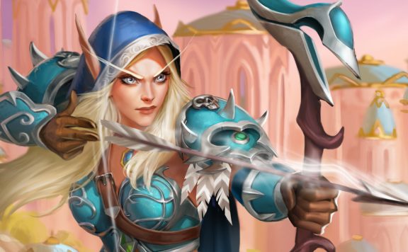 WoW Hearthstone Warcraft Sylvanas High Elf titel title 1280x720