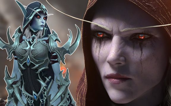 WoW Sylvanas Shadowlands model before bfa screen titel title 1280x720