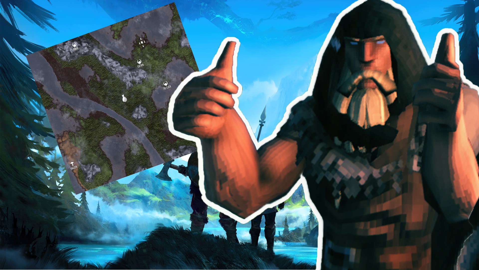 Auf dieser Map in Valheim könnt ihr alle 5 Bosse ganz schnell finden und töten