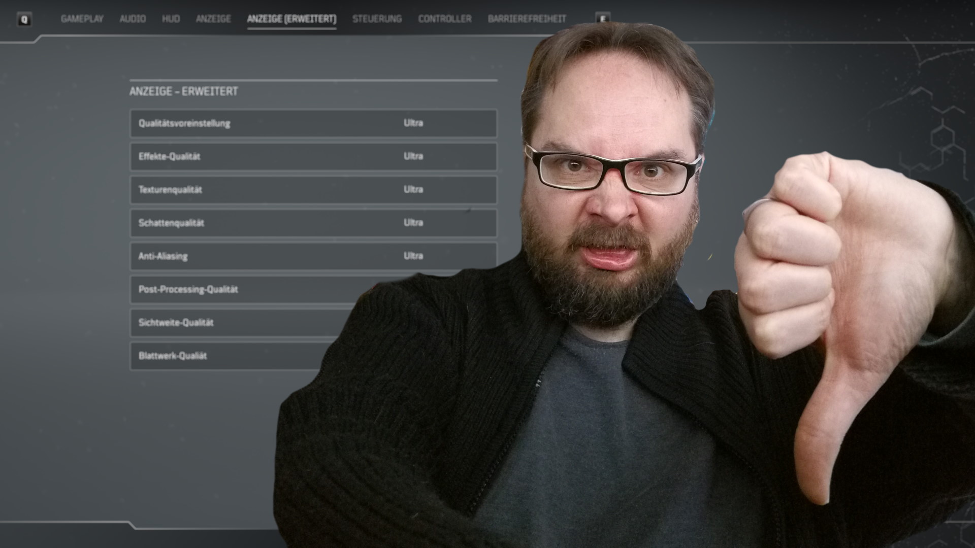 Ich kann ein Spiel erst genießen, wenn meine Grafikkarte leidet