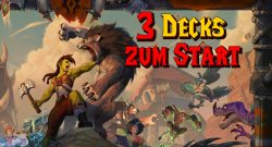 Hearthstone 3 Decks zum Start titel title 1280x720