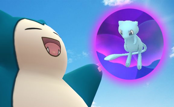 Pokémon GO Shiny Mew Relaxo Titel