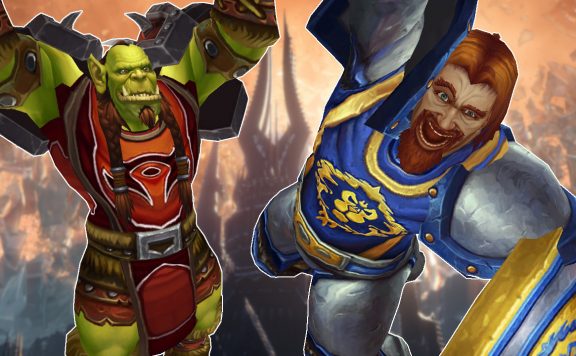 WoW Orc Human warrior cheer titel title 1280x720