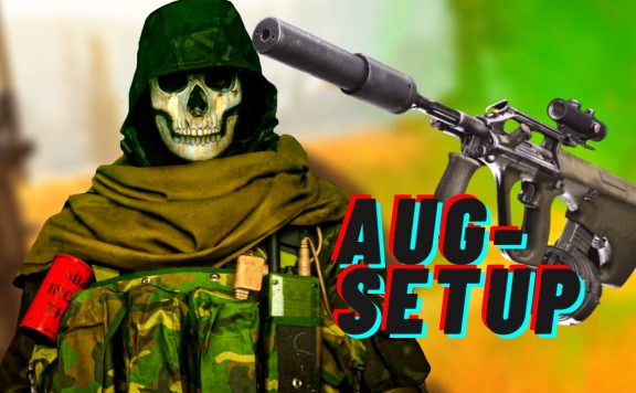 cod warzone waffen aug setup titel