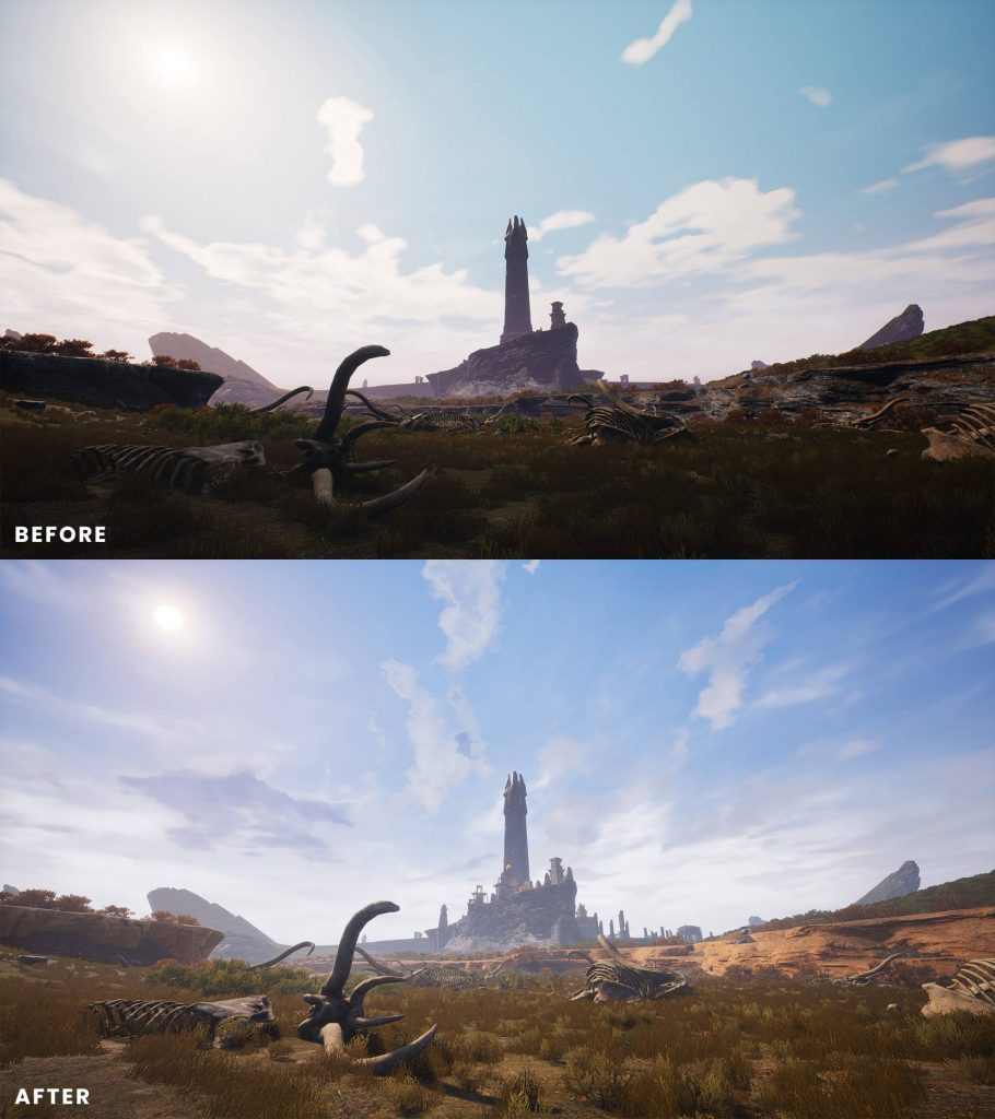 Conan Exiles Isle of Siptah Before and After 2
