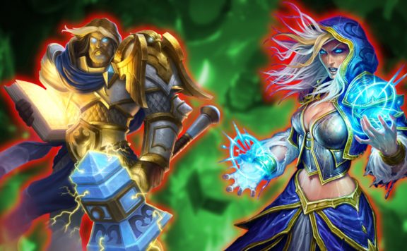 Hearthstone Uther Jaina titel title 1280x720