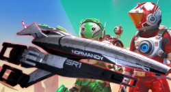 No Mans Sky Mass Effect Normandy titel title 1280x720