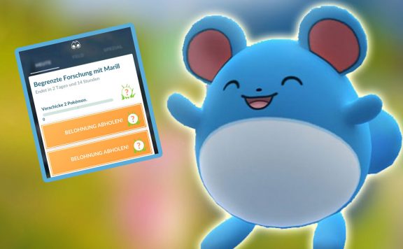 Pokémon GO Marill FOrschung Titel