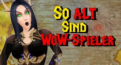 WoW So alt sind die Spieler shocked female blood Elf warlock titel title 1280x720