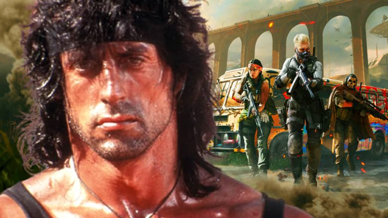 Bald könnt ihr CoD Warzone tatsächlich als Rambo aufmischen – Trailer und Termin