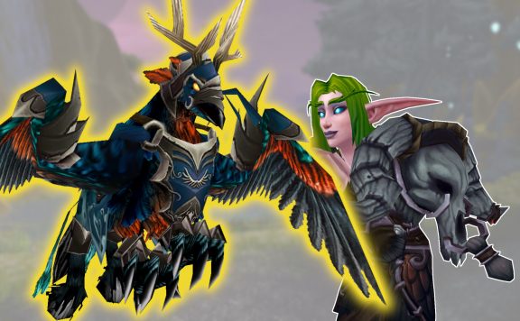 WoW BC Classic coolste Reittiere Hippogryph Nachtelf Titel