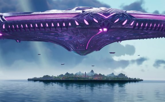fortnite riesiges ufo trailer titel