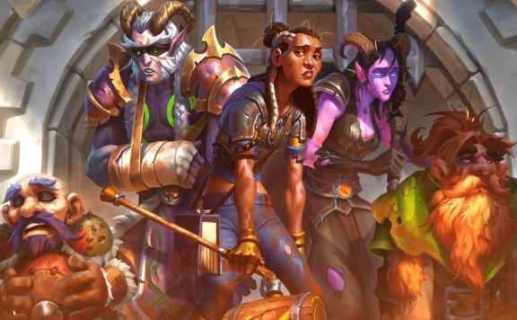 Hearthstone Worn out adventurers Stormwind titel title 1280x720