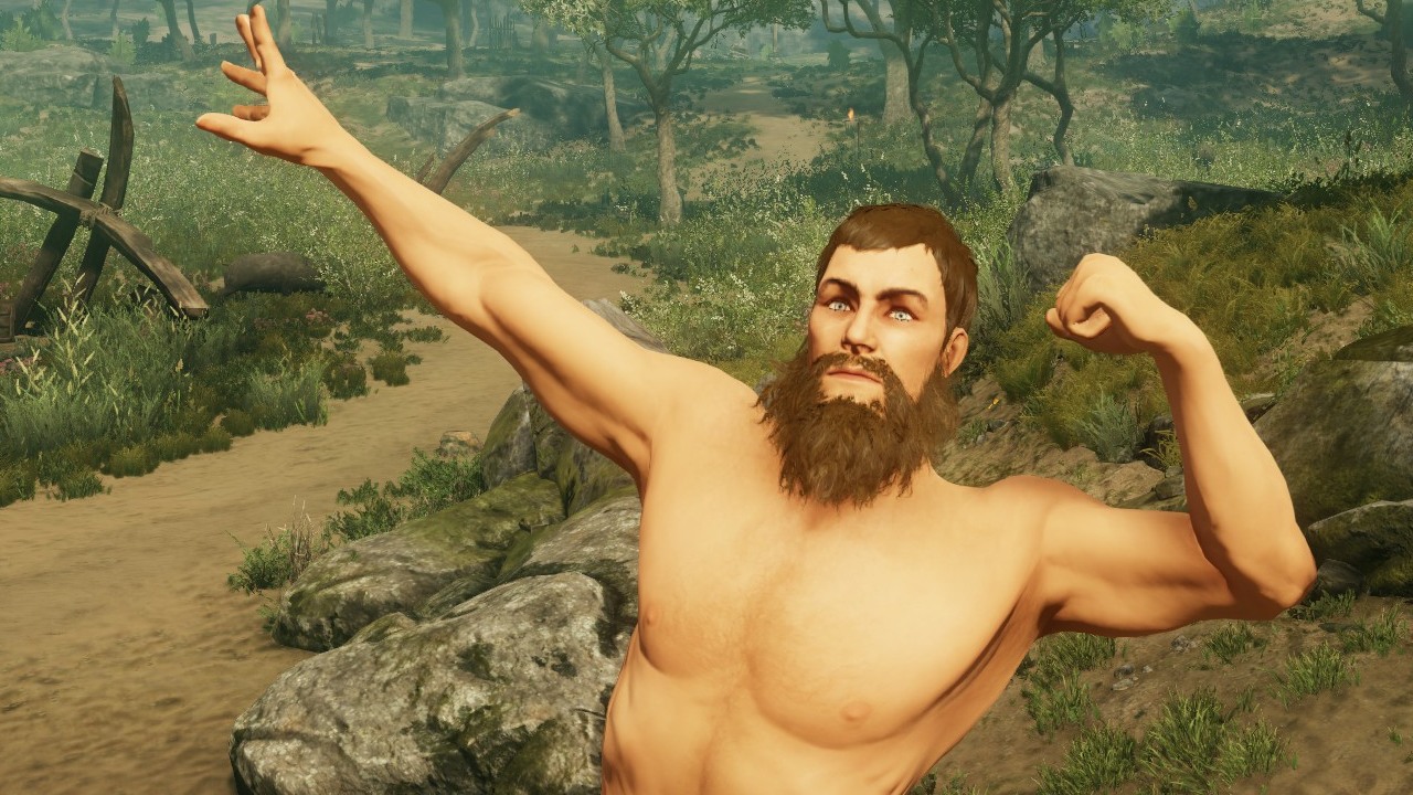 Völlig irre Spieler hetzen nackt durch New World und spielen dabei Banjo