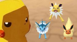 Pokemon GO Aquana, Blitza, Flamara