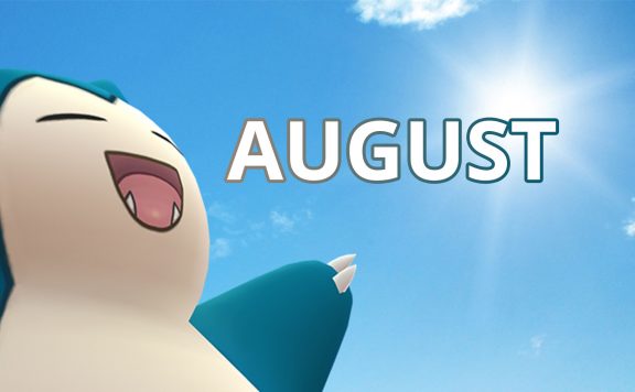 Pokémon GO Relaxo August Titel