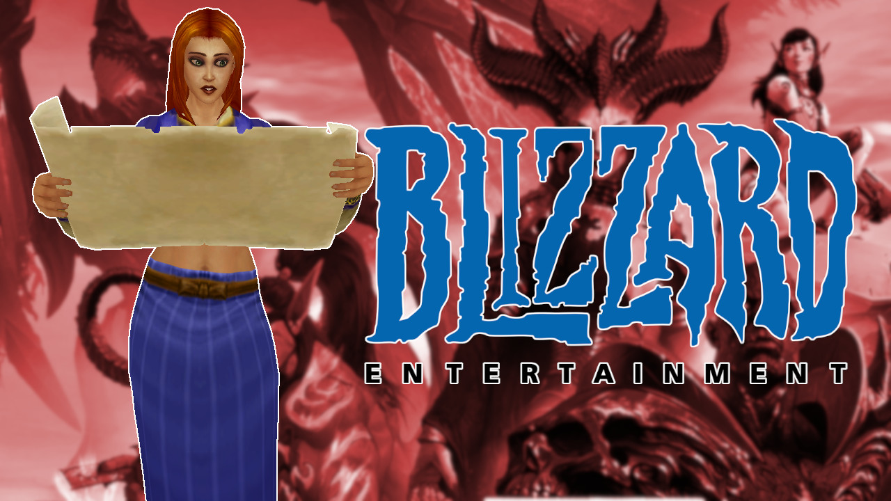 WoW Blizzard reading human titel title 1280x720