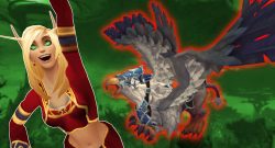 WoW Cheer Blood Elf Flying Mount titel title 1280x720