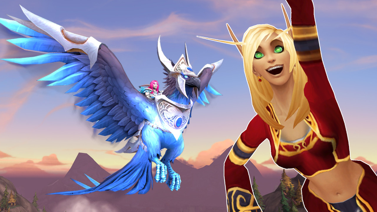 WoW now has a blue phoenix mount and you might already own it