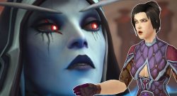 WoW Sylvanas sword to neck angry mage titel title 1280x720