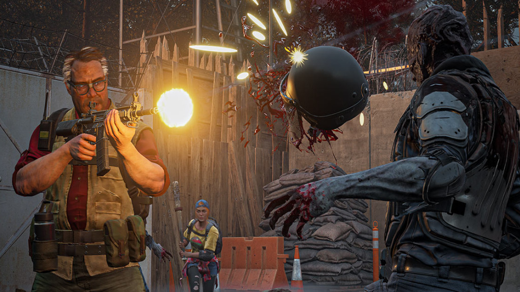 Back 4 Blood Hoffman shooting zombie titel title