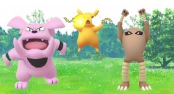 Pokémon-GO-Granbull-Pikachu-Kicklee