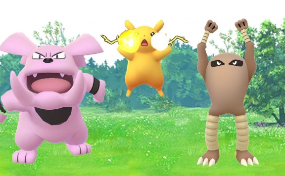 Pokémon-GO-Granbull-Pikachu-Kicklee