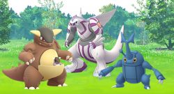 Pokémon GO Kangama, Palkia und Skaraborn