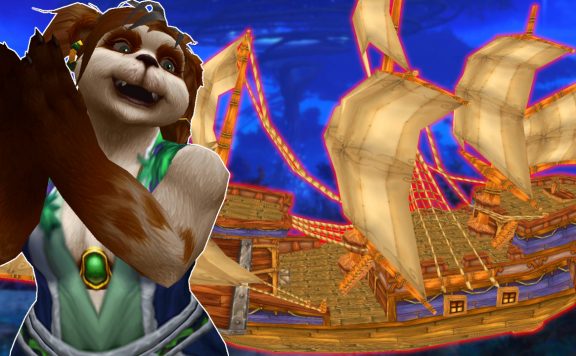 WoW Pandaren Female Boat titel title 1280x720