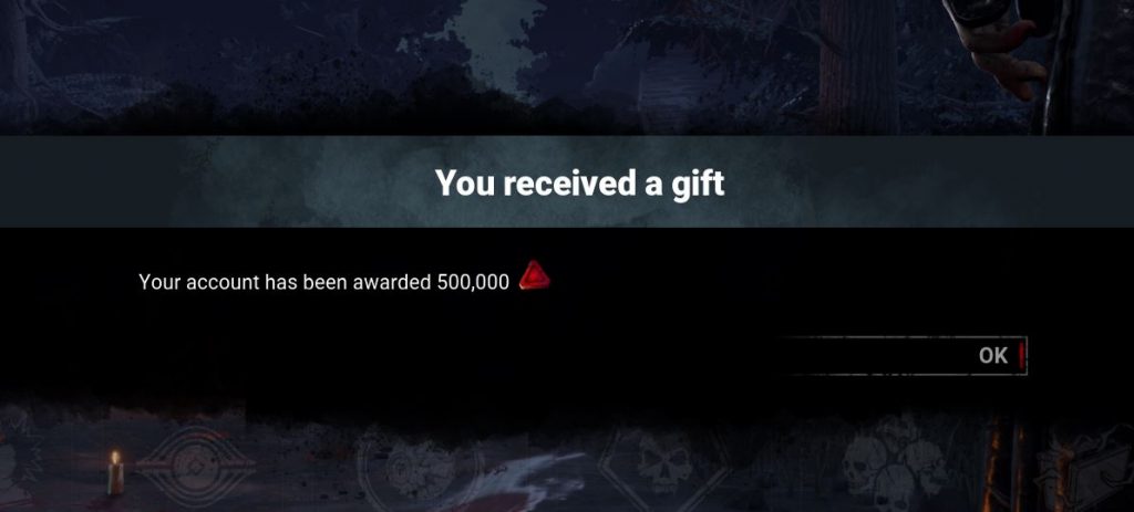 Dead by Daylight Account Awarded Blood Points
