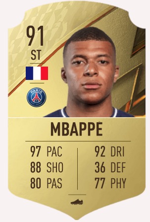 FIFA 22 Mbappé