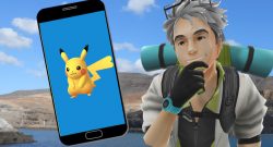 Pokémon GO blauer Hintergrund