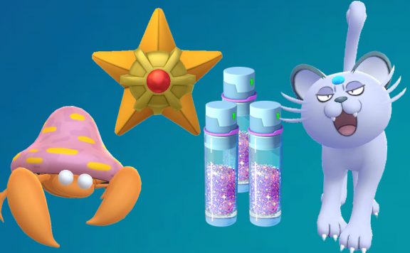 Pokémon-GO-Parasek-Sterndu-Snobilikat-Sternenstaub