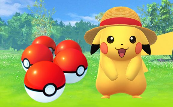 Pokémon-GO-Promo-Pikachu-Bälle