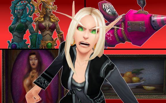WoW Angry Blood Elf Changes to women titel title 1920x1080