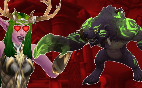 WoW Druid Female Werebear form titel title 1280x720