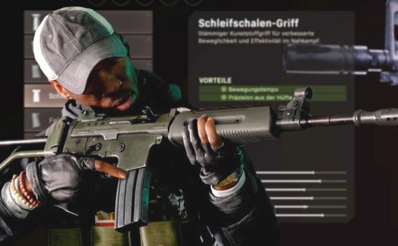 cod warzone bruiser grip und wichtige aufsätze auf deutsch titel