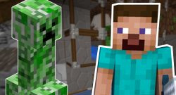 Minecraft-Creeper-Farm-Steve-Titel