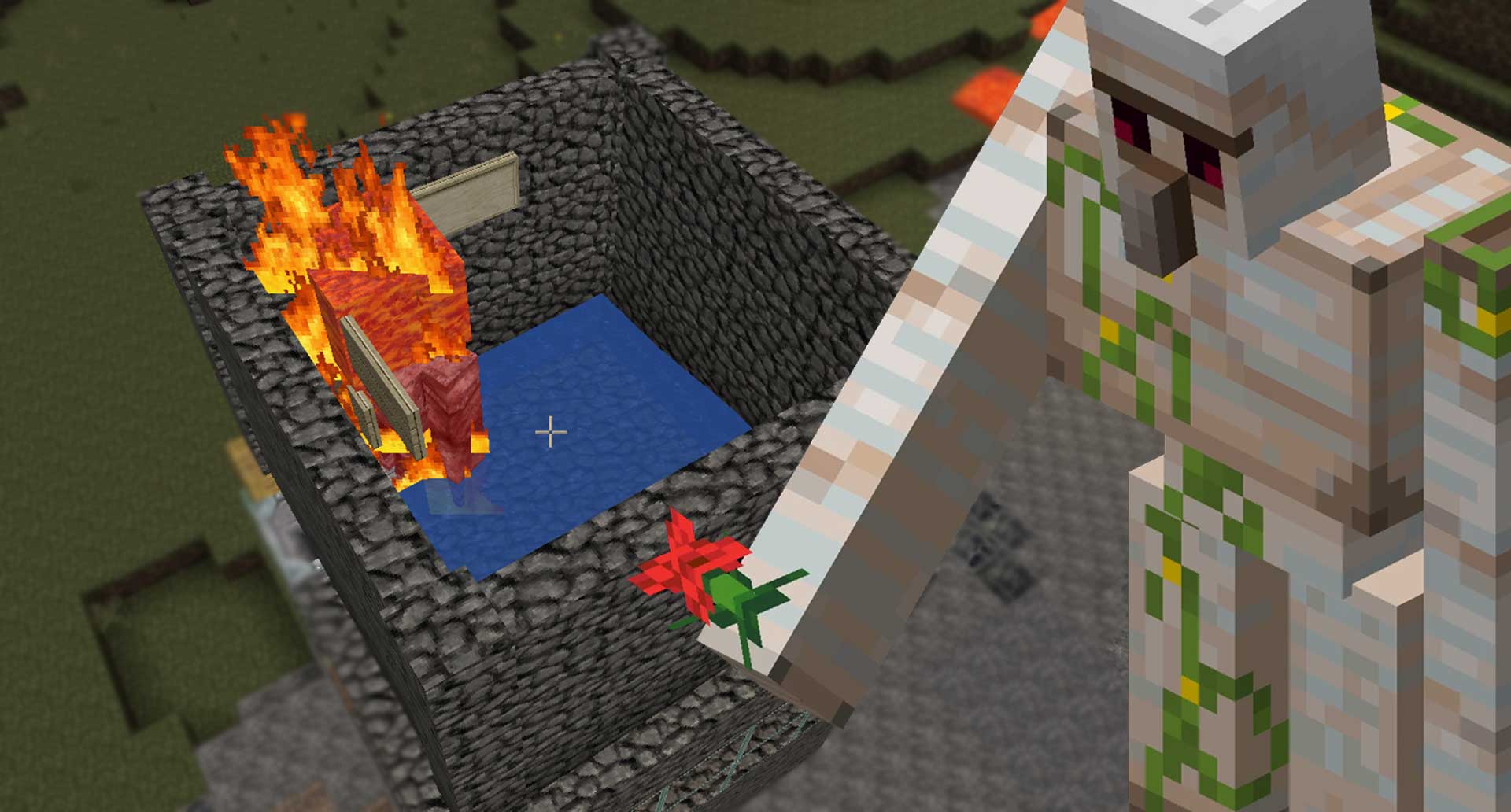 Minecraft: Eisenfarm in 26.267 bauen - Einfache Farm für Beginner
