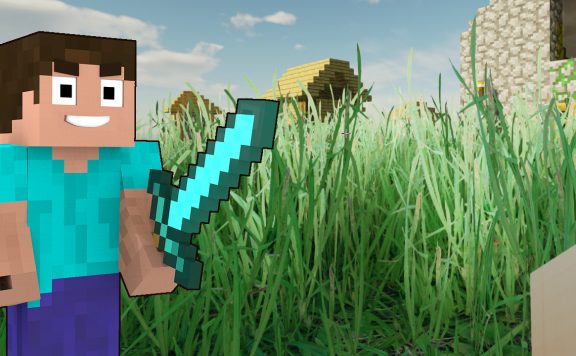 Minecraft Realistic Grass titel title 1280x720