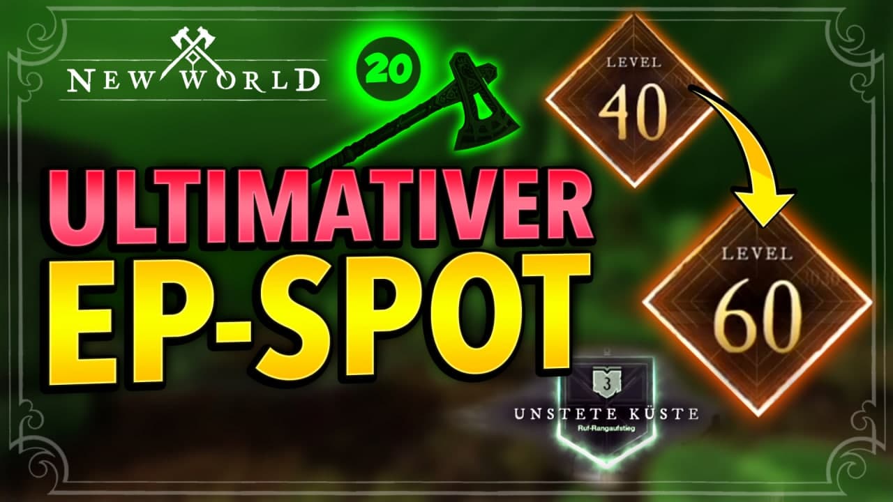 New World: Extrem guter Ort, um Charakter und Waffen schnell zu leveln