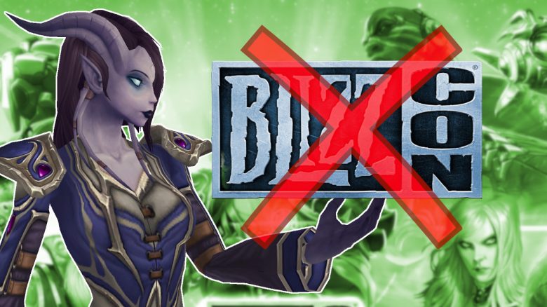 WoW Draenei BlizzCon Logo Holding crossed out titel title 1280x720