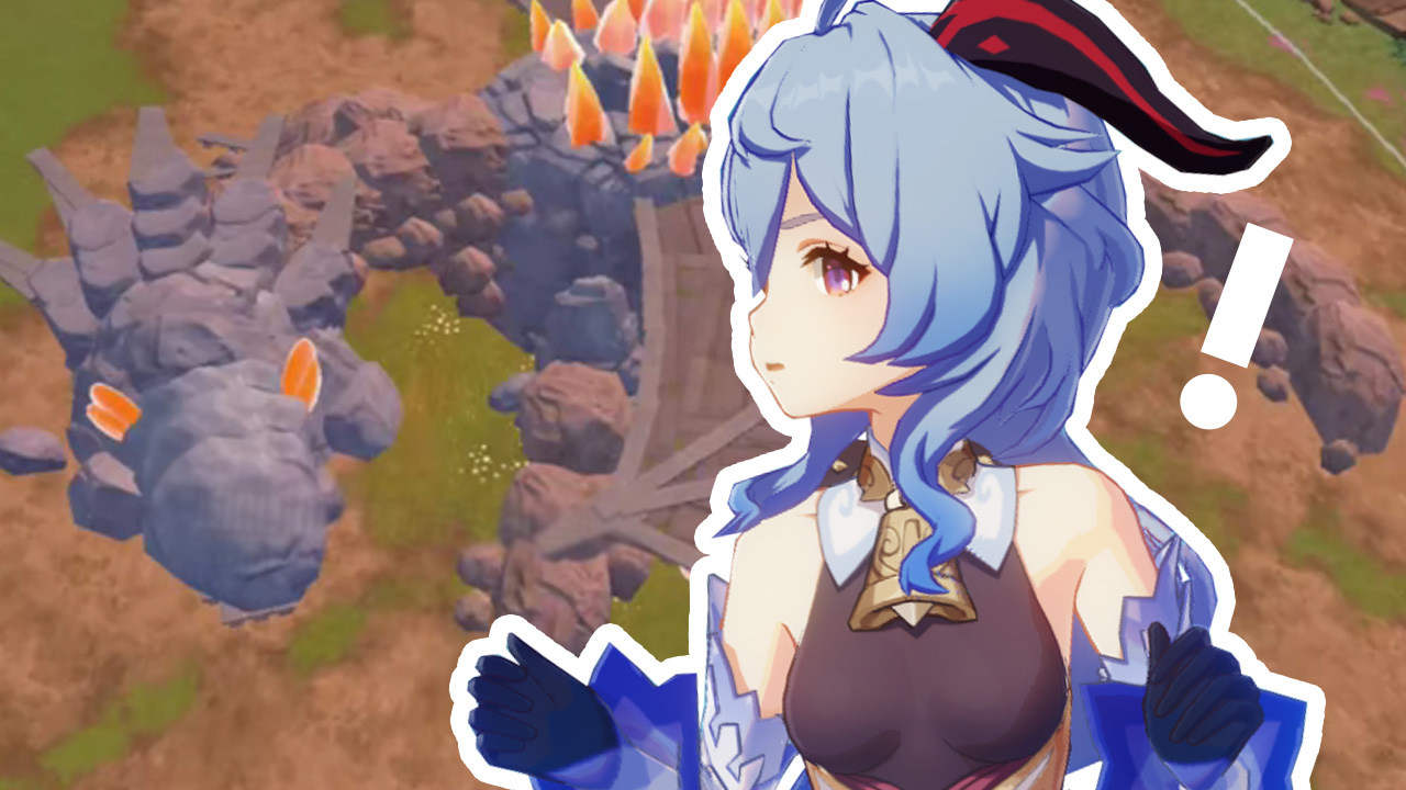 Spieler in Genshin Impact nutzt Glitch, um gigantische Dinos zu bauen