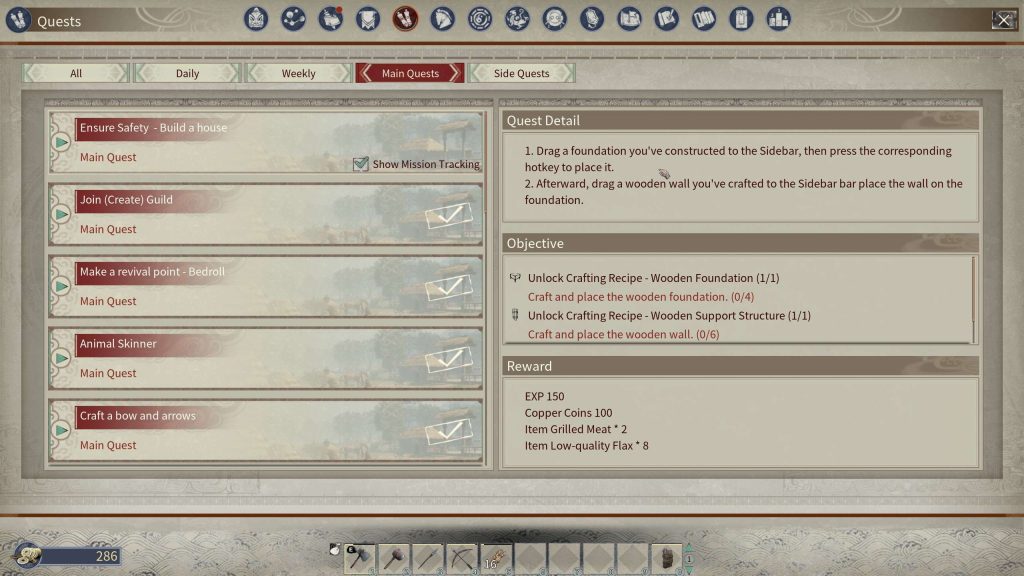 Myth of Empires Screenshot Quests