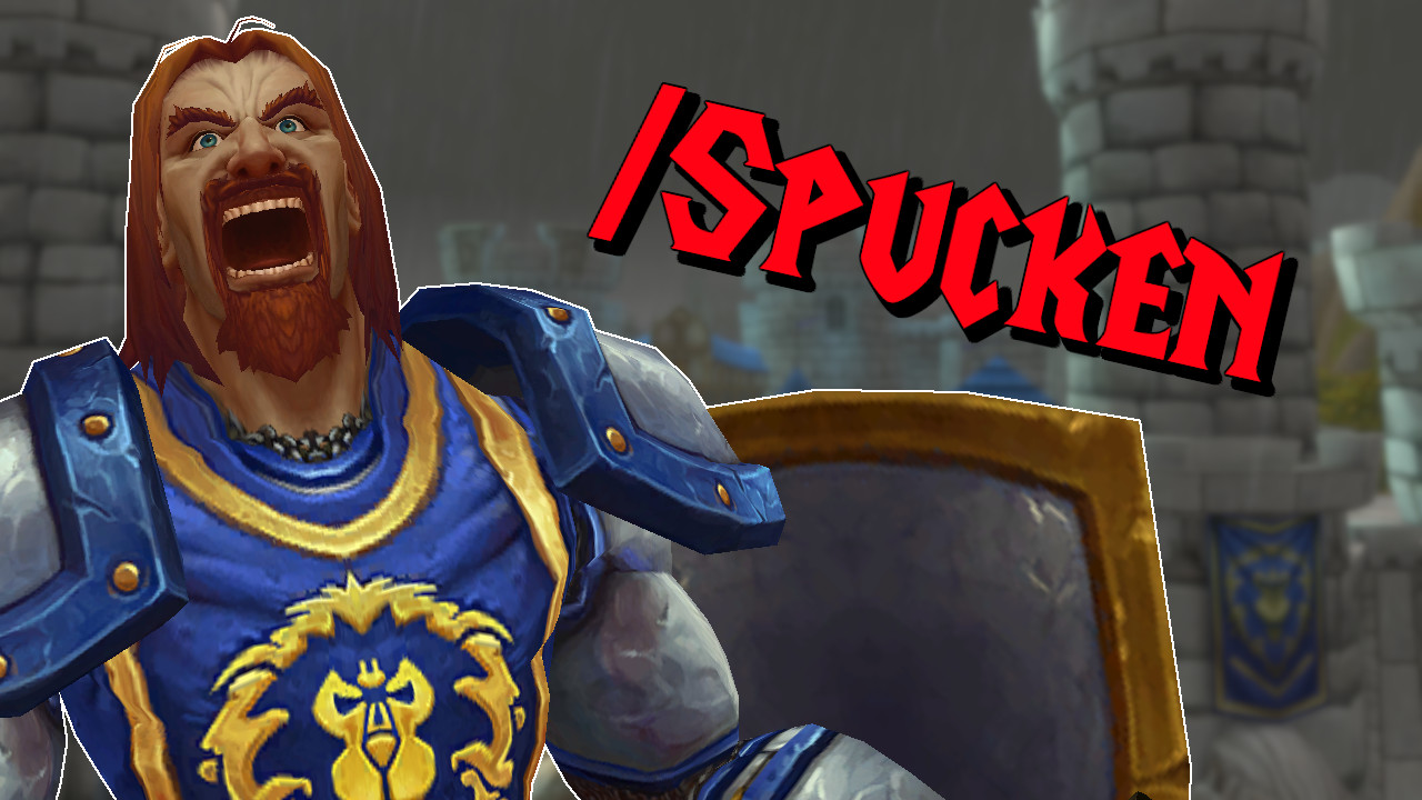 WoW Spucken Emote Wache titel title 1280x720