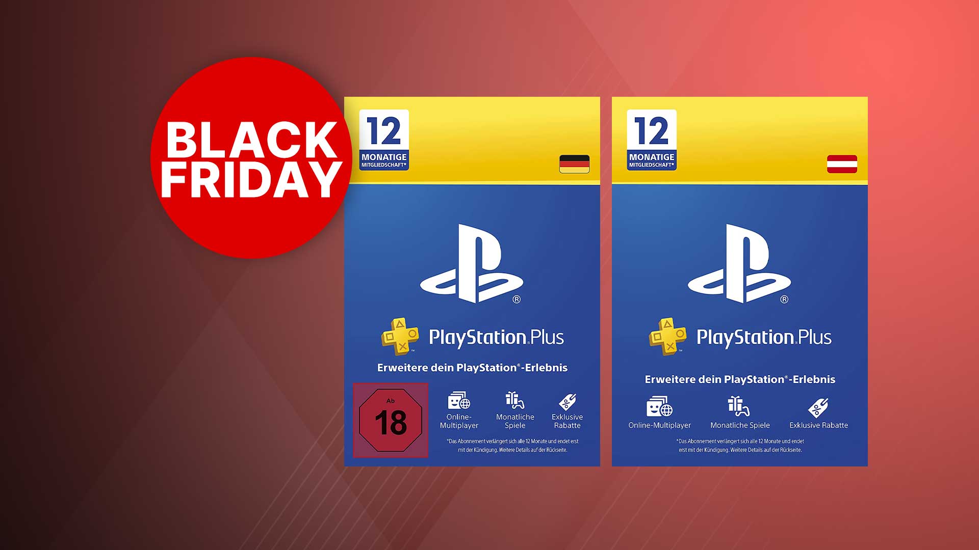 Subscrição de 12 meses do Playstation Plus alia-se à Black Friday