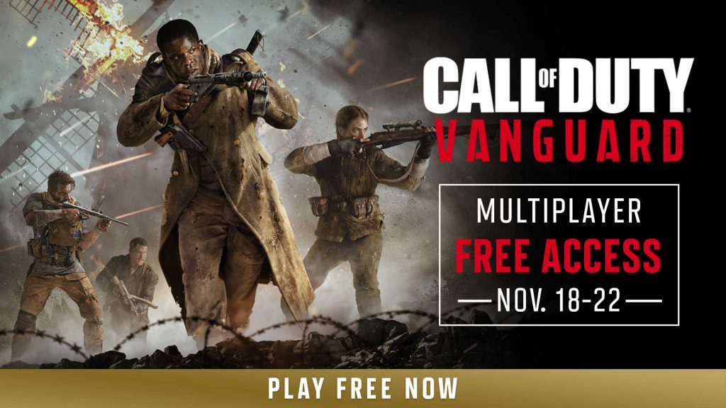 cod vanguard erstes free weekend