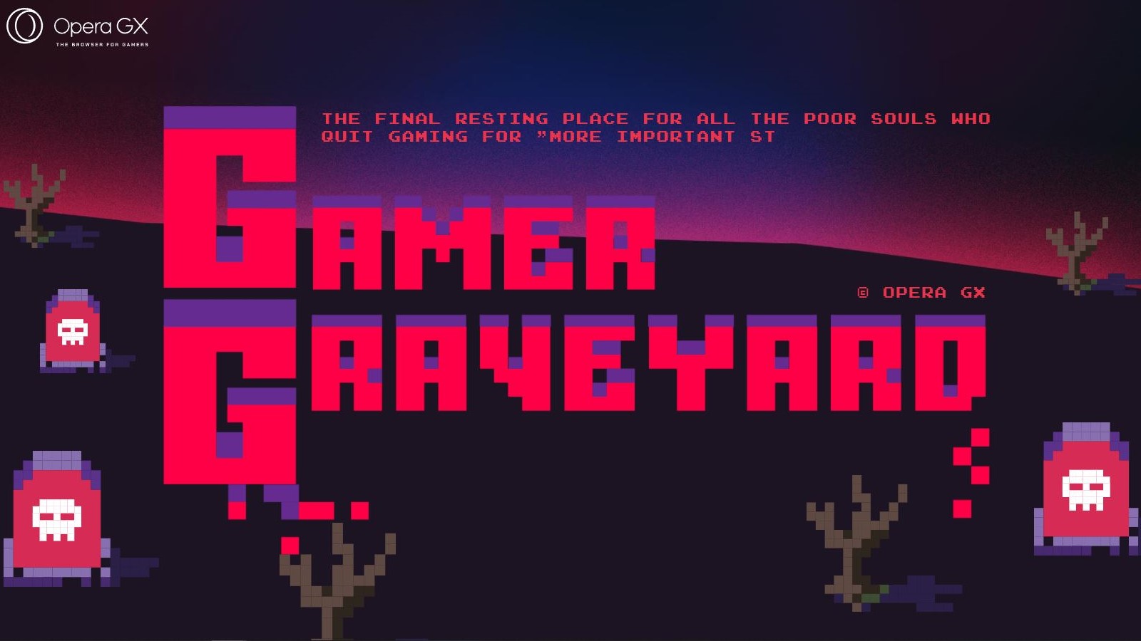 Es gibt nun einen Gamer-Friedhof, auf dem ihr um verschwundene Freunde trauern könnt