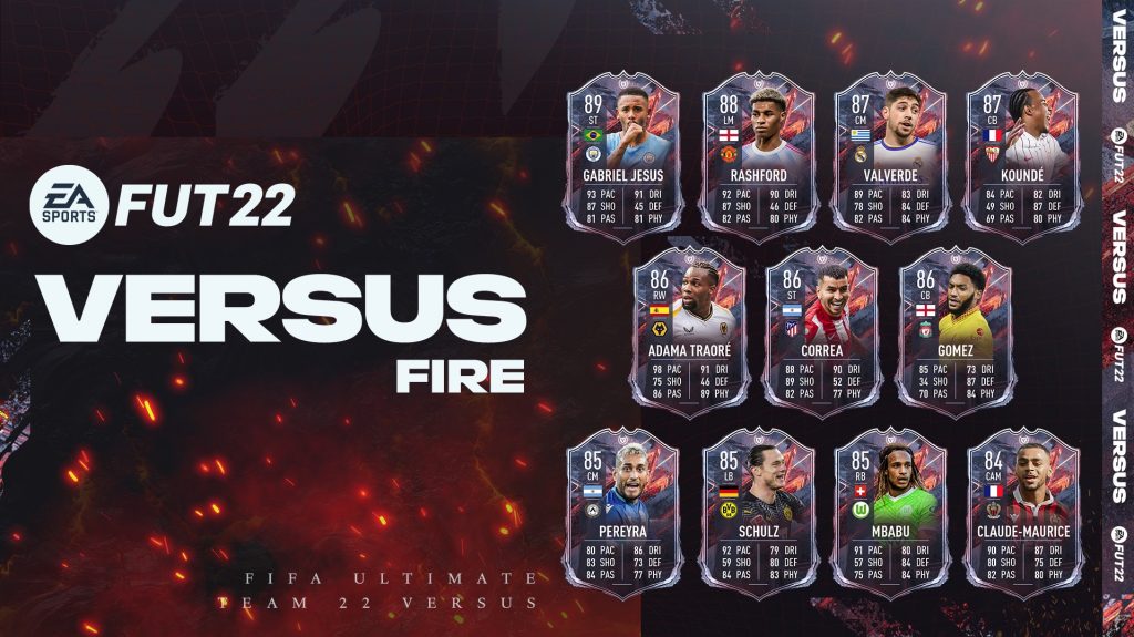 FIFA 22 Versus Fire